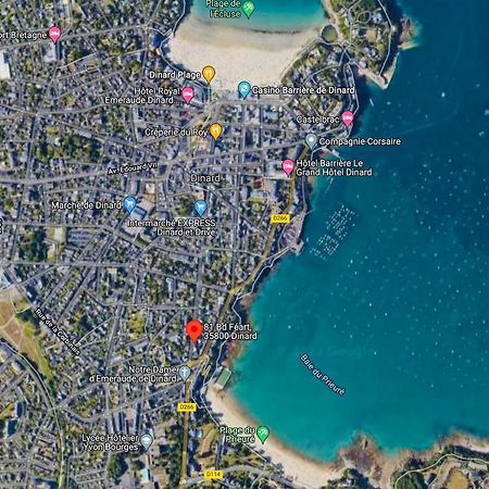 Homard & Fox, Le Feart, Studio Avec Coin Terrasse & Barbecue Dinard Exterior photo