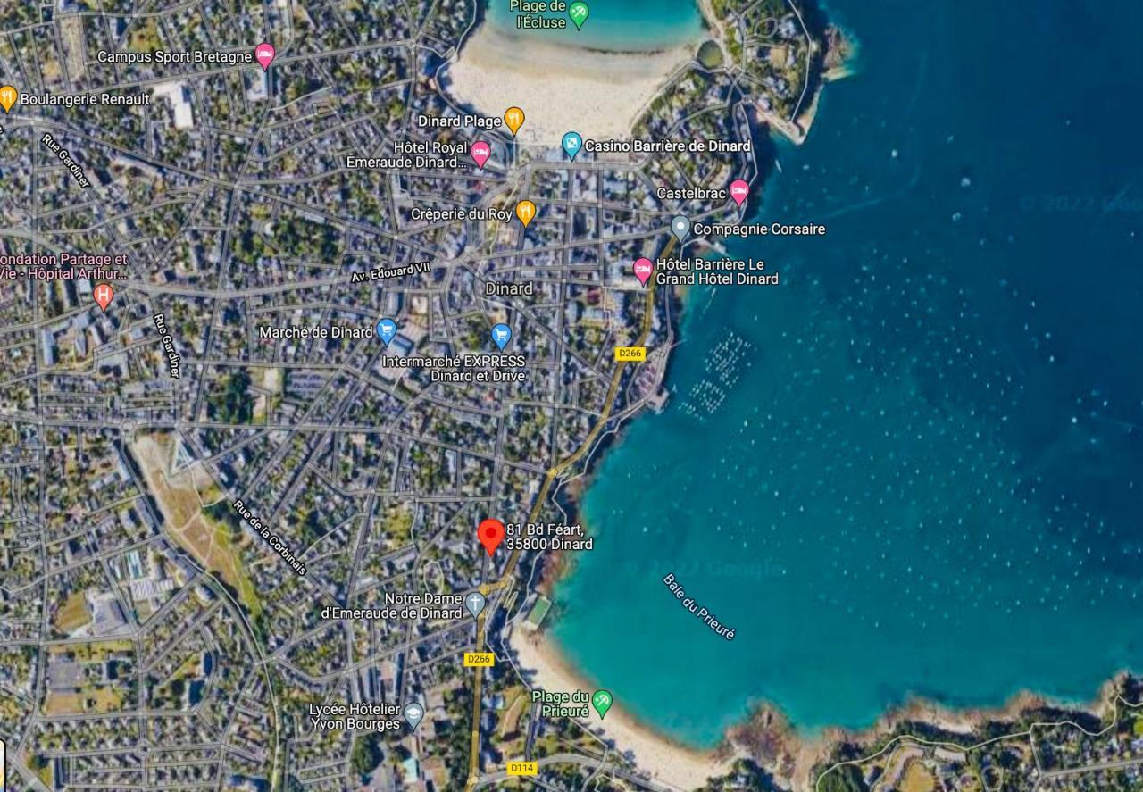 Homard & Fox, Le Feart, Studio Avec Coin Terrasse & Barbecue Dinard Exterior photo